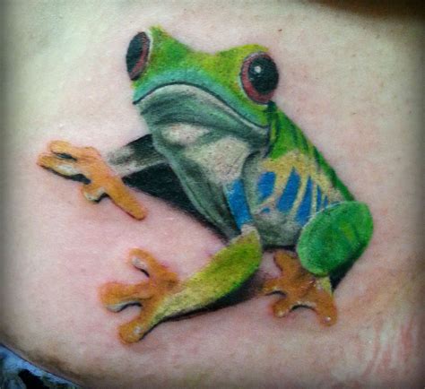 frog tattoos|realistic frog tattoo.